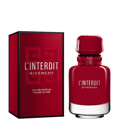 givenchy perfume l'interdit rouge|givenchy l interdit rouge ultimate.